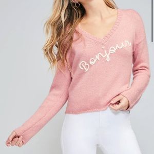 Wildfox Women's Bonjour Prudence Sweater
